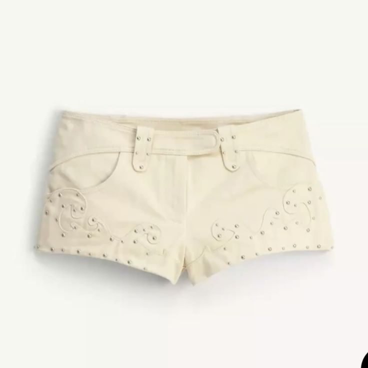 No. 01 Twill Mini Shorts